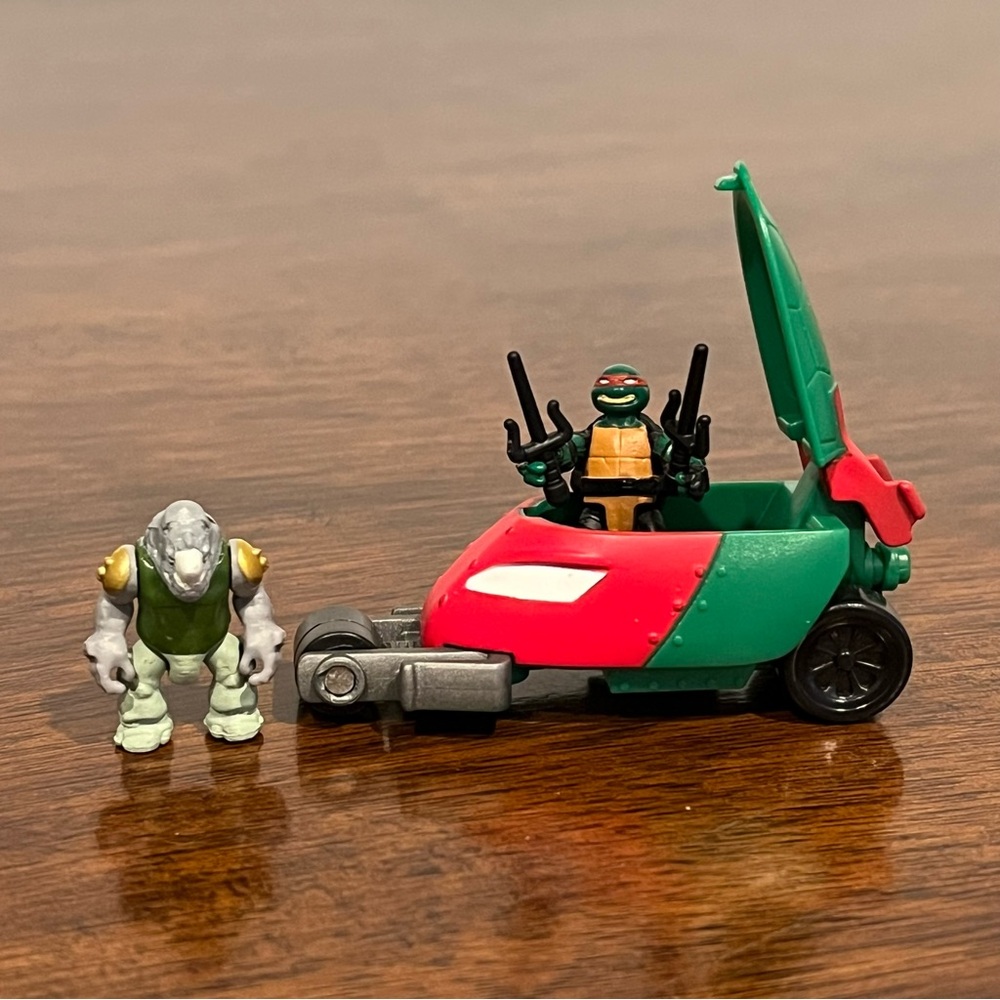 Teenage Mutant Ninja Turtles Micro Stealth Bike Super Ninja Raph & Rocksteady